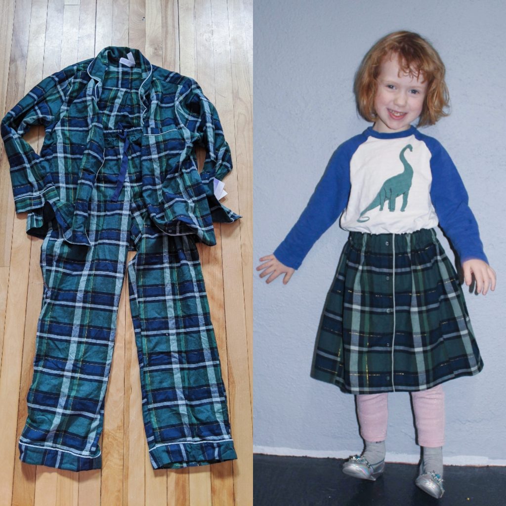 PJs to Resizable Kids Skirt - RETHINK by Kristen McCoy